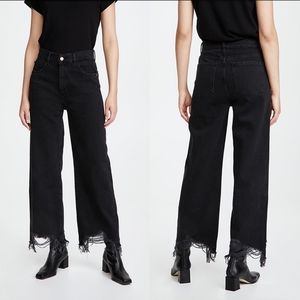 DL1961 Black Flare & Wide Leg Jeans